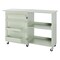 Foldable Sewing Table 46 Inch Work Surface Multifunction Light Green